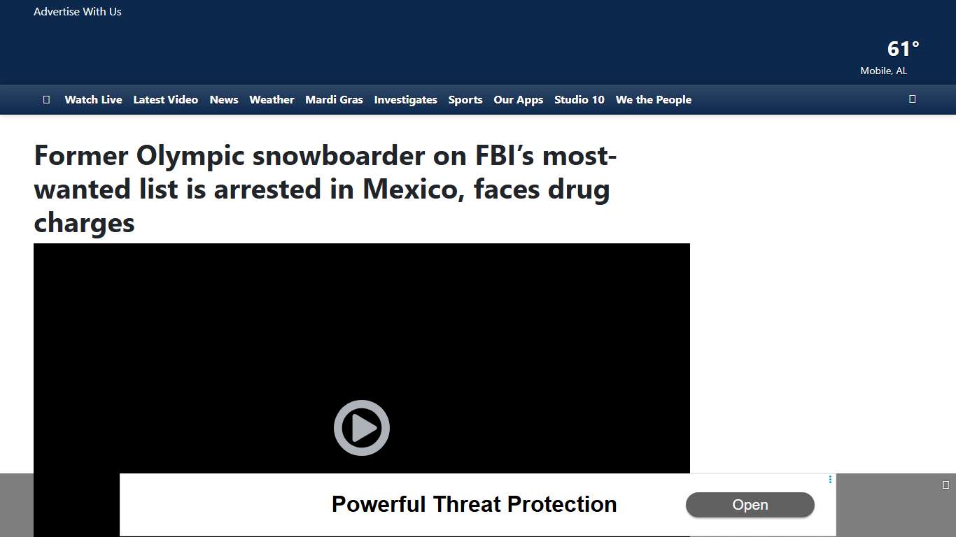 Former Olympic snowboarder on FBI’s most-wanted list is arrested in Mexico, faces drug charges